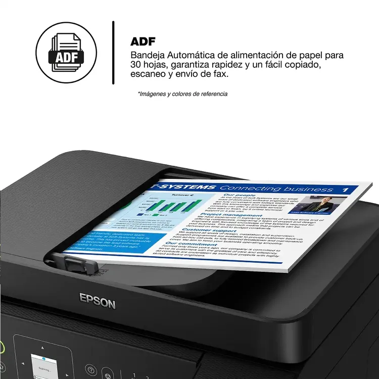 ImpresoraEpson Multifuncional Ecotank L5590 Wifi - Imagen 5