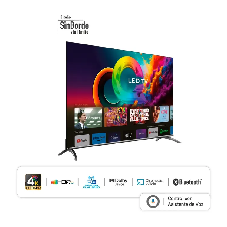 Televisor Tv Hyundai Led Smart TV 58" Crystal UHD 4K - Imagen 9