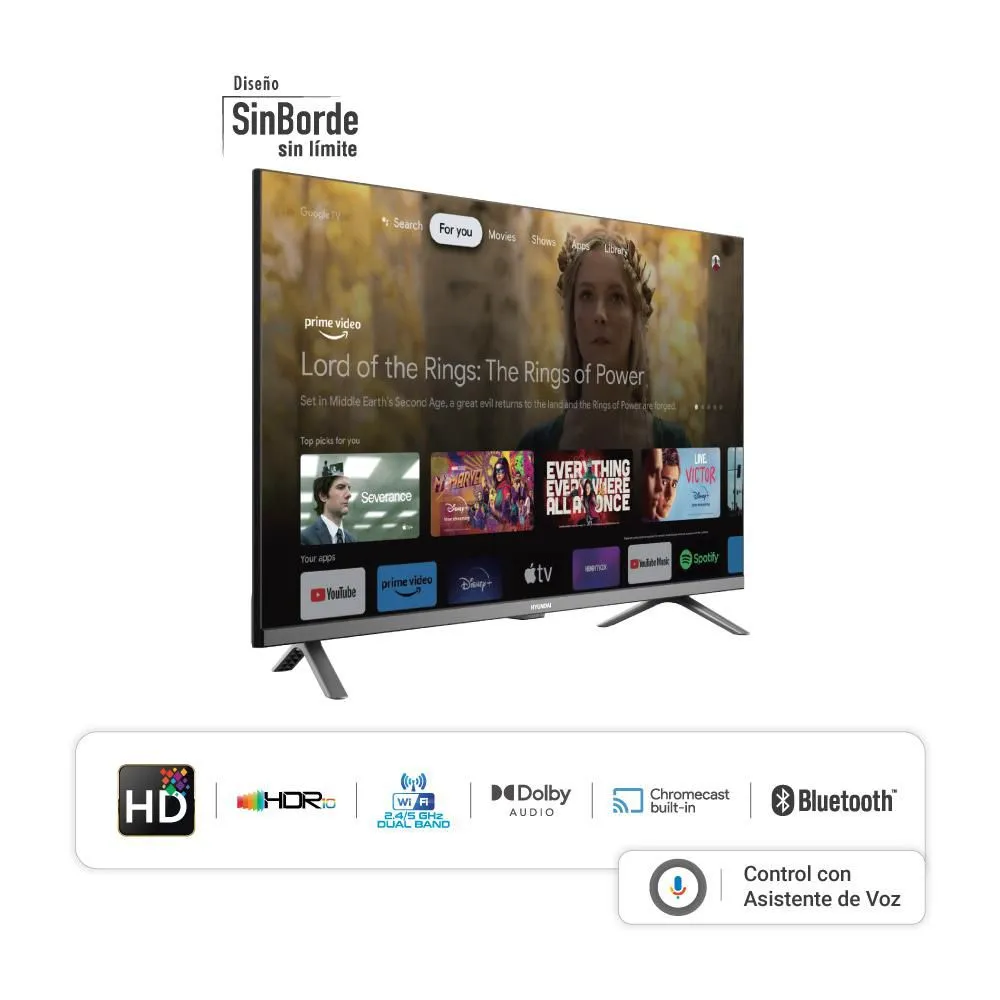 Televisor Tv Hyundai Led Smart TV 32" HD - Imagen 7